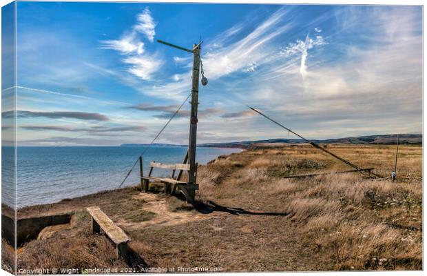 Atherfield Point Canvas Print by Wight Landscapes