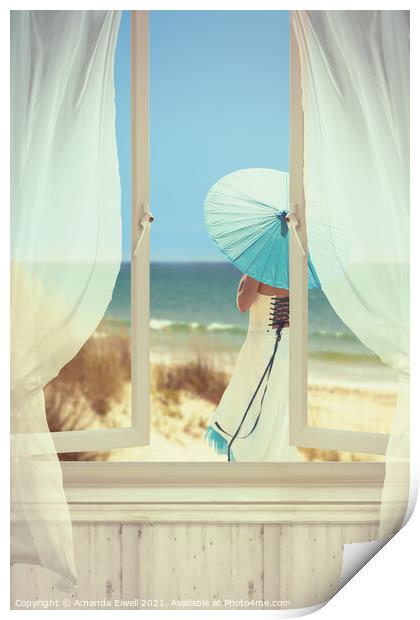 Open Window Print by Amanda Elwell