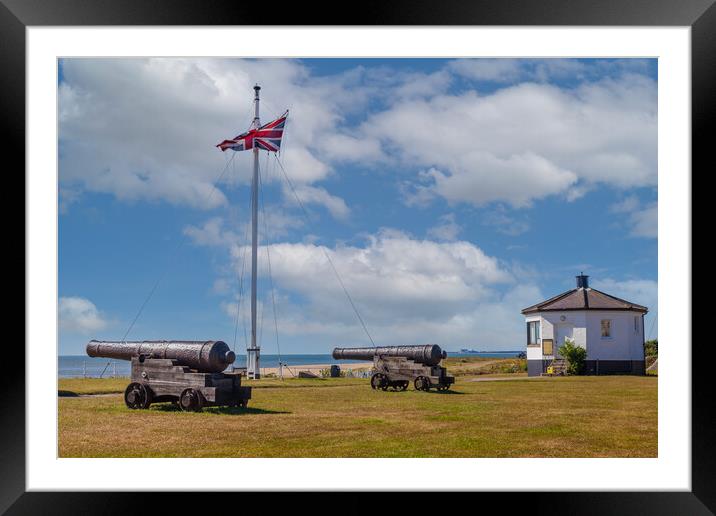 Majestic Cannon Display Framed Mounted Print by Kevin Snelling
