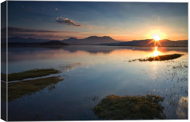Ynys Sunrise - North Wales Canvas Print by Rory Trappe