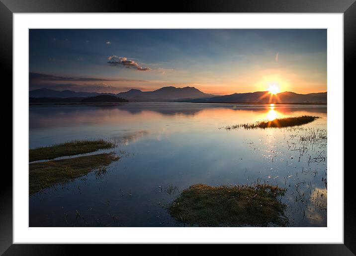 Ynys Sunrise - North Wales Framed Mounted Print by Rory Trappe