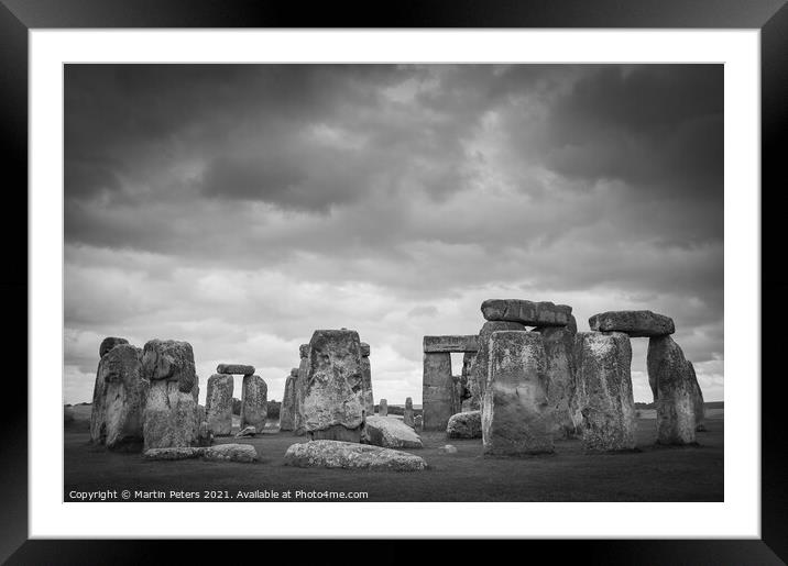 Mystical Megaliths Framed Mounted Print by Martin Yiannoullou