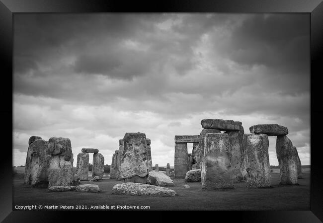 Mystical Megaliths Framed Print by Martin Yiannoullou