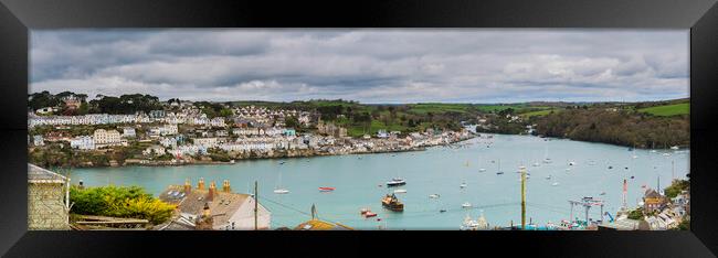 Fowey and Estuary from Polruan Framed Print by Maggie McCall