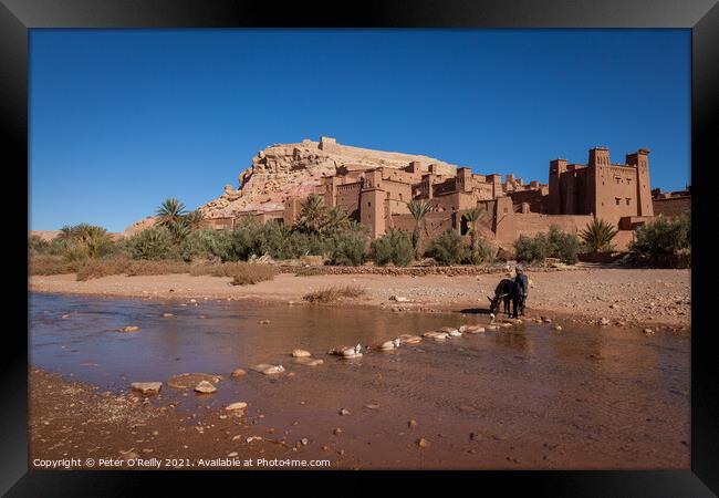 Ait-Ben-Haddou, Morocco Framed Print by Peter O'Reilly