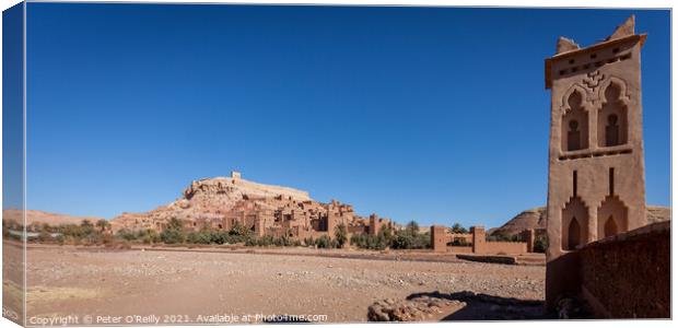 Ait-Ben-Haddou, Morocco Canvas Print by Peter O'Reilly
