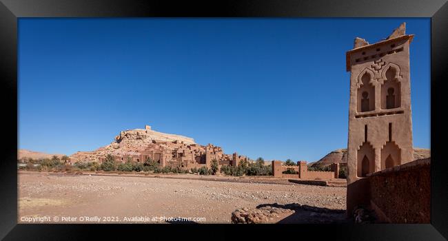 Ait-Ben-Haddou, Morocco Framed Print by Peter O'Reilly