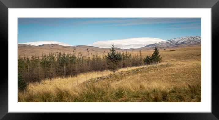 The Brecon Beacons Framed Mounted Print by Leighton Collins