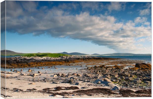 Cloudstreet over the Isles, Berneray Canvas Print by Kasia Design
