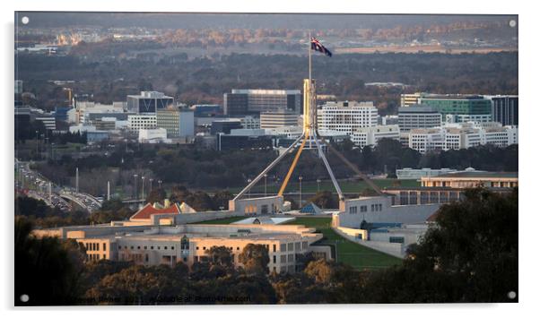 Parliament House - Canberra - Australia Acrylic by Steven Ralser