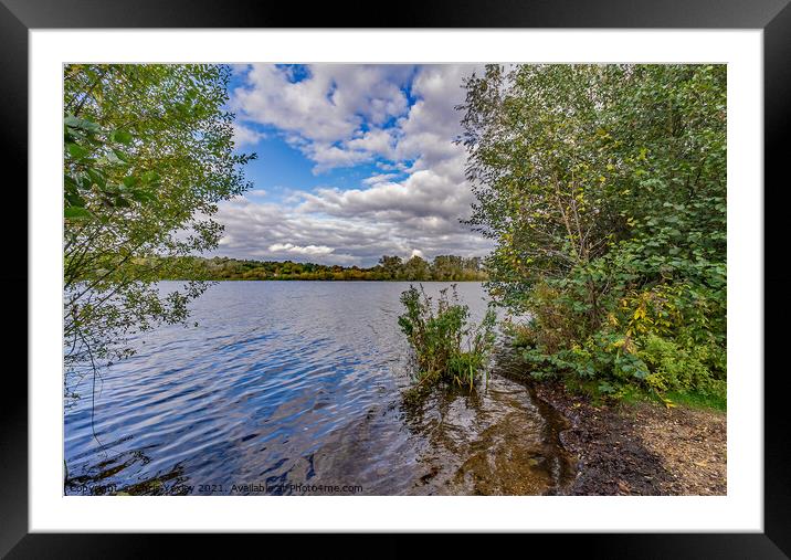 Whitlingham Broad Framed Mounted Print by Chris Yaxley