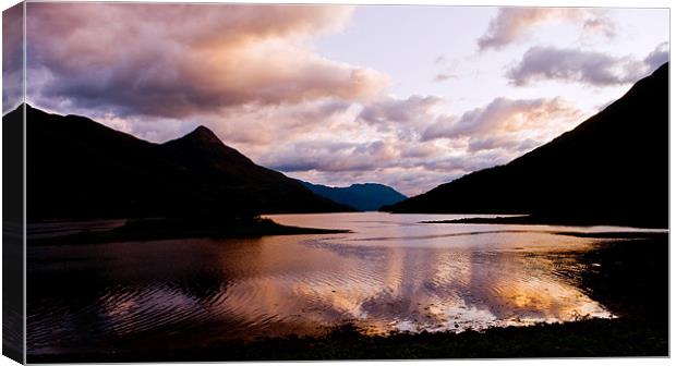 Loch Leven Sunset Canvas Print by Jacqi Elmslie