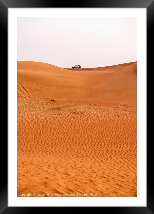 Safari - Dubai Framed Mounted Print by Laszlo Konya