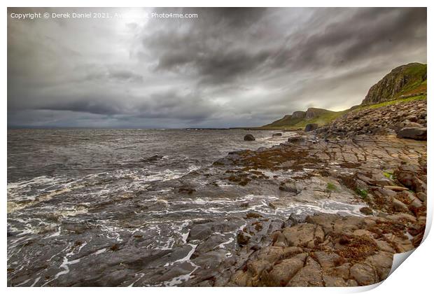 Staffin Bay, Skye, Scotland Print by Derek Daniel