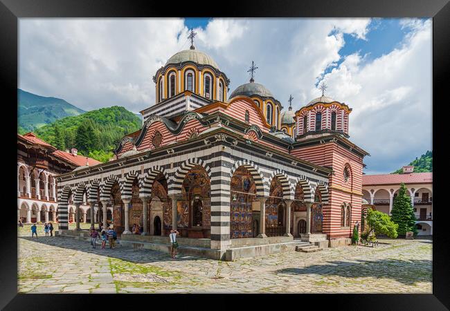 Majestic Rila Monastery Framed Print by Kevin Snelling