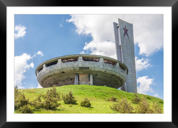 The Majestic Brutalism of Buzludzha Framed Mounted Print by Kevin Snelling