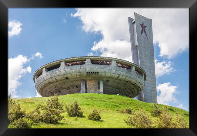 The Majestic Brutalism of Buzludzha Framed Print by Kevin Snelling