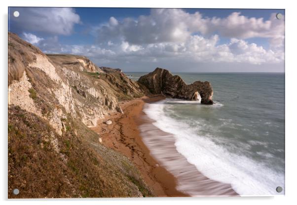 Durdle Door Acrylic by David Semmens