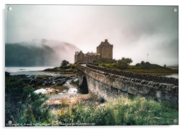 Eilean Donan Castle Acrylic by Fraser Hetherington