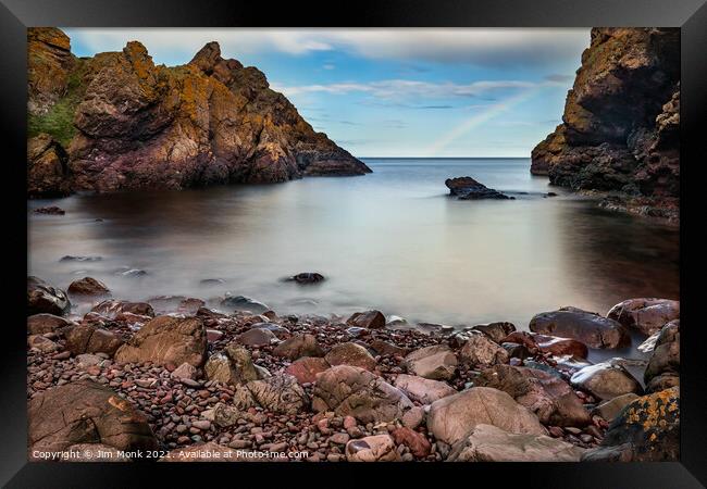 St Abb's Head, Scotland Framed Print by Jim Monk