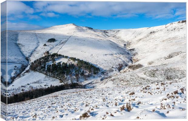 Grindsbrook in winter Canvas Print by geoff shoults