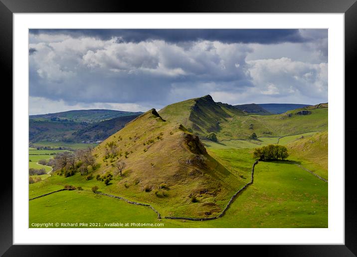 Parkhouse and Chrome Hill  Framed Mounted Print by Richard Pike