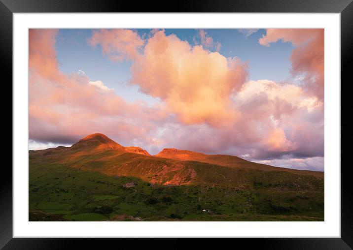 Moelwyn mawr from the Cnicht path  Framed Mounted Print by Rory Trappe