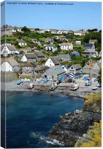 cadgwith cove cornwall Canvas Print by Kevin Britland