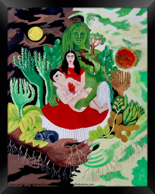 Frida and Diego Framed Print by Stephanie Moore