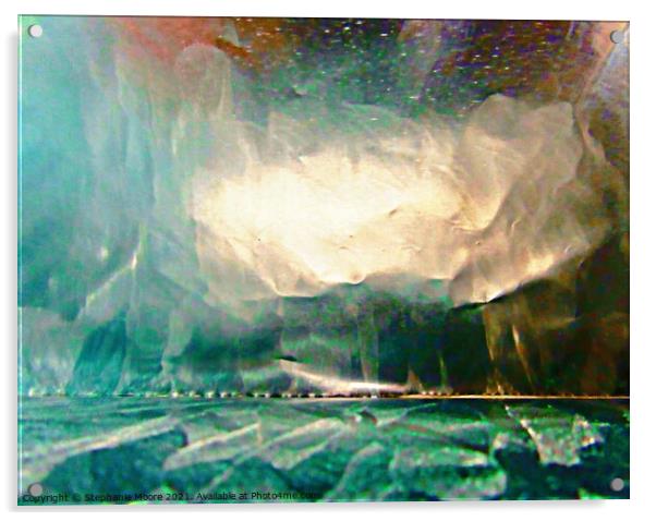 Abstract Storm Acrylic by Stephanie Moore