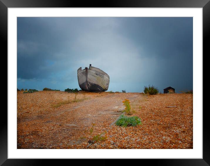 Dungeness Fishing Boat Framed Mounted Print by Clive Eariss