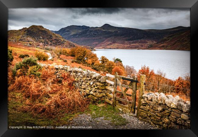 Gateway to Crummock Water  Framed Print by Ray Pritchard