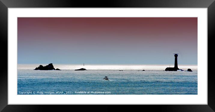 Wolfe Rock Framed Mounted Print by Philip Hodges aFIAP ,
