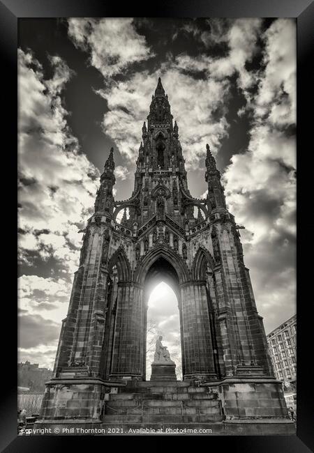 The Scott Monument No.2 Framed Print by Phill Thornton