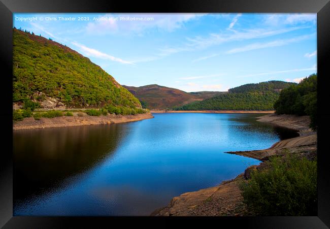 Low Levels Elan Valley Framed Print by Chris Thaxter