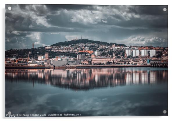 Dundee Reflections Acrylic by Craig Doogan