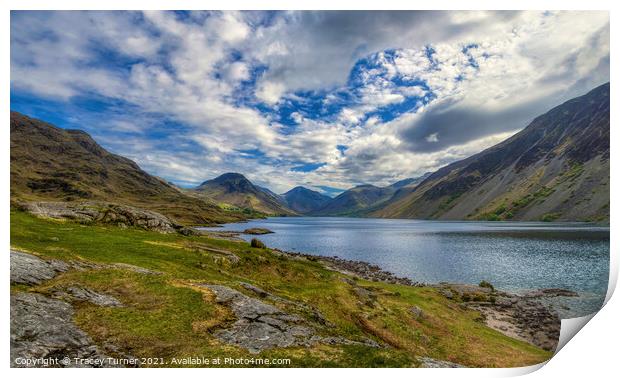 Wastwater Panoramic Print by Tracey Turner