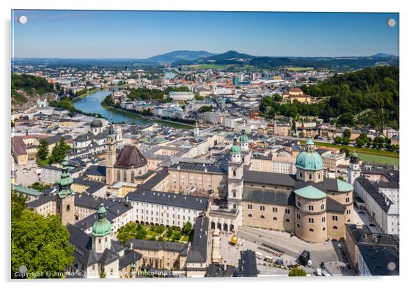 Salzburg Acrylic by Jim Monk