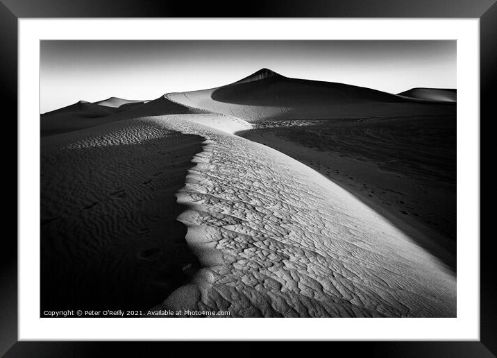Desert Light #1 Framed Mounted Print by Peter O'Reilly