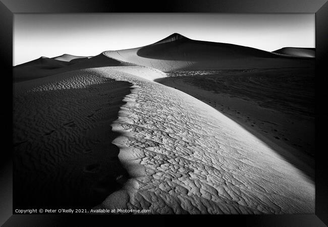 Desert Light #1 Framed Print by Peter O'Reilly