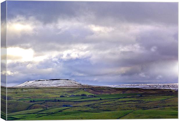 Whernside in the Yorkshire Dales Canvas Print by Trevor Kersley RIP