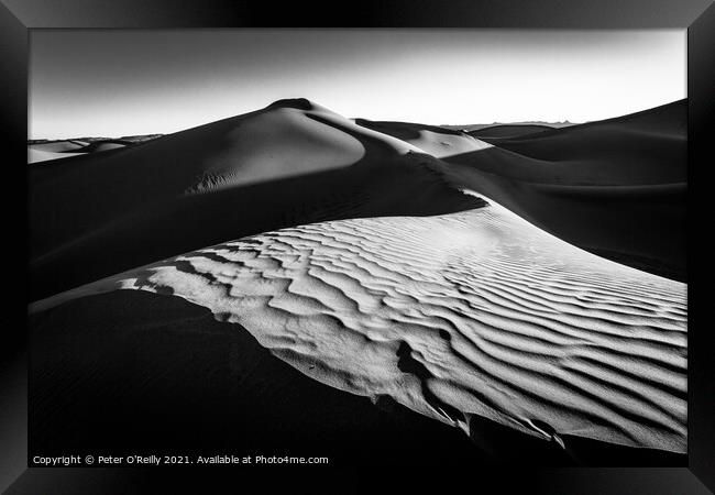 Desert Light #2 Framed Print by Peter O'Reilly