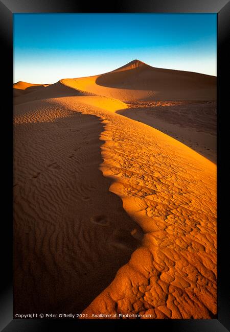 Desert Sunrise #1 Framed Print by Peter O'Reilly