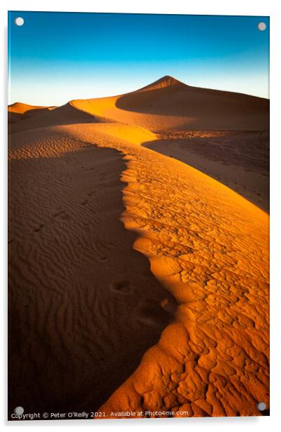 Desert Sunrise #1 Acrylic by Peter O'Reilly