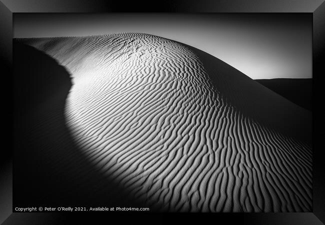 Desert Light #3 Framed Print by Peter O'Reilly