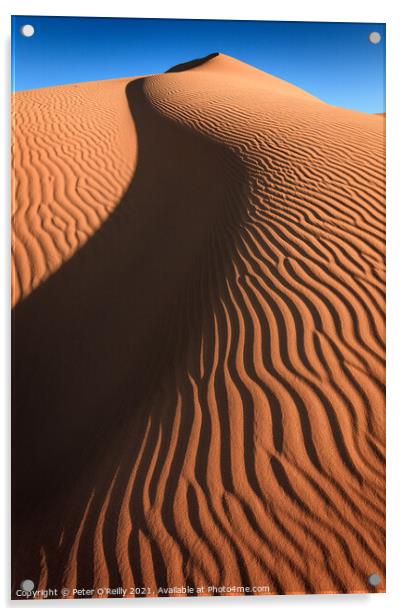Desert Sunrise #3 Acrylic by Peter O'Reilly