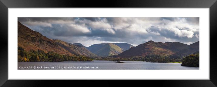 Ullswater Lake District Framed Mounted Print by Rick Bowden