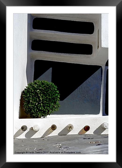 Natural Abstract,Santorini, Canvases & Prints Framed Mounted Print by Keith Towers Canvases & Prints