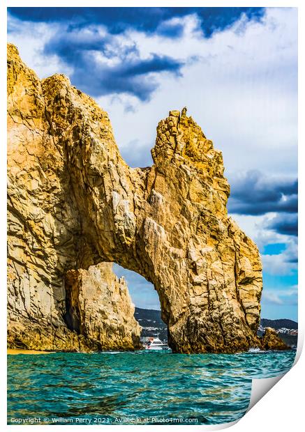 The Arch Cabo San Lucas Mexico Print by William Perry