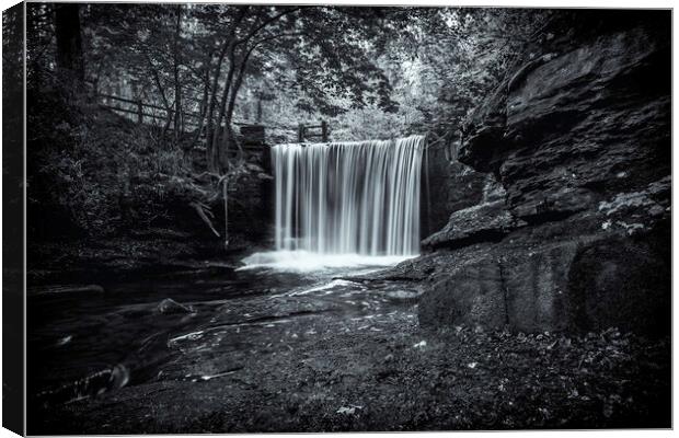 Nant mill waterfall Canvas Print by Kevin Elias